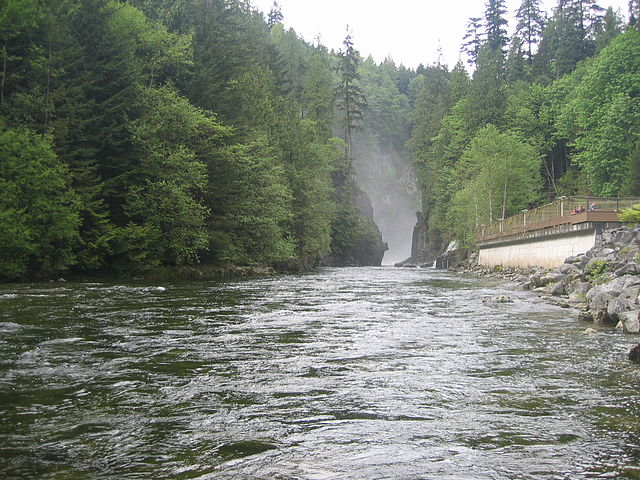 the Capilano River